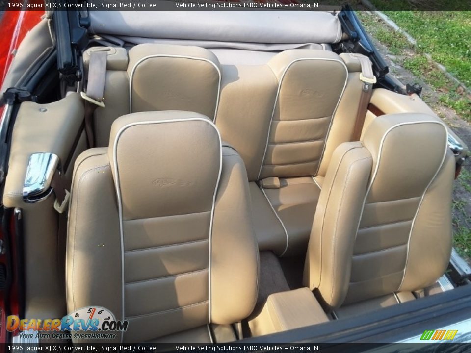 Rear Seat of 1996 Jaguar XJ XJS Convertible Photo #18