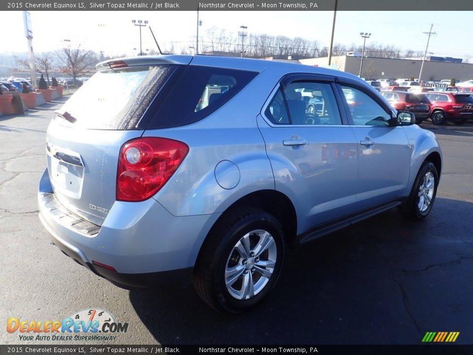 2015 Chevrolet Equinox LS Silver Topaz Metallic / Jet Black Photo #9