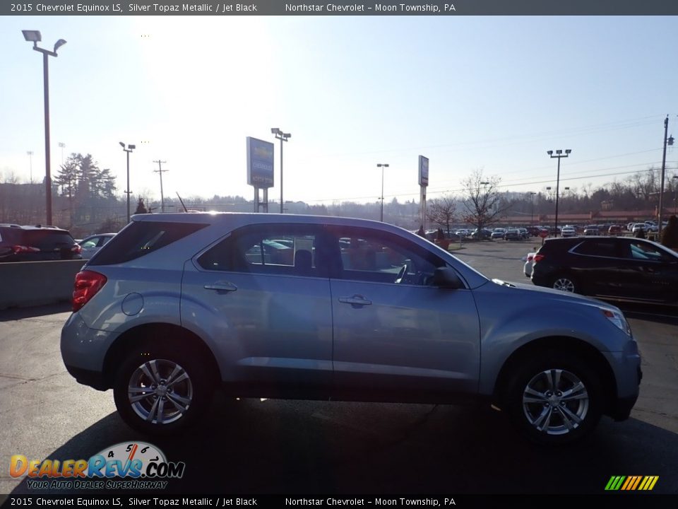 2015 Chevrolet Equinox LS Silver Topaz Metallic / Jet Black Photo #10