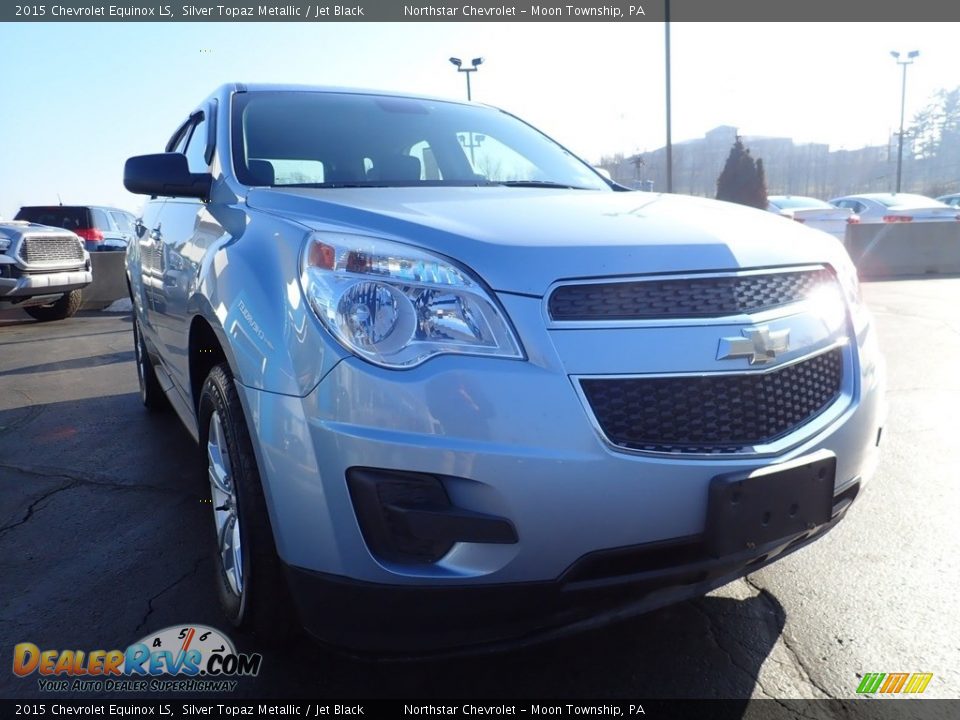 2015 Chevrolet Equinox LS Silver Topaz Metallic / Jet Black Photo #12