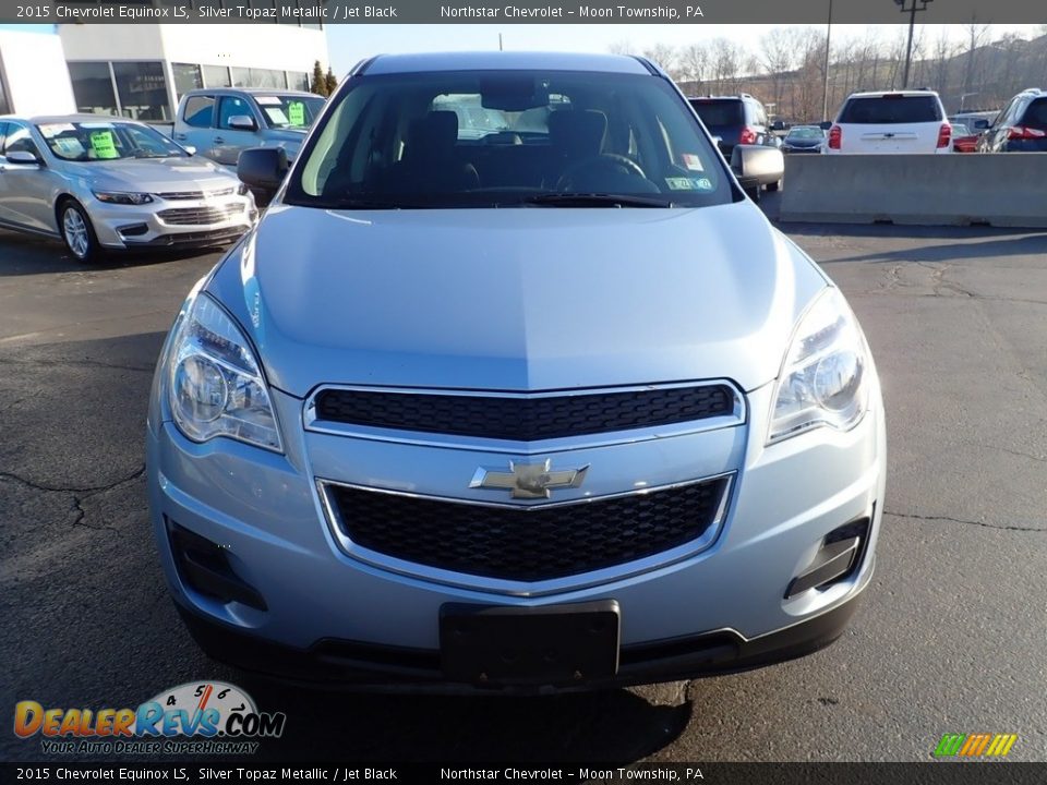 2015 Chevrolet Equinox LS Silver Topaz Metallic / Jet Black Photo #13