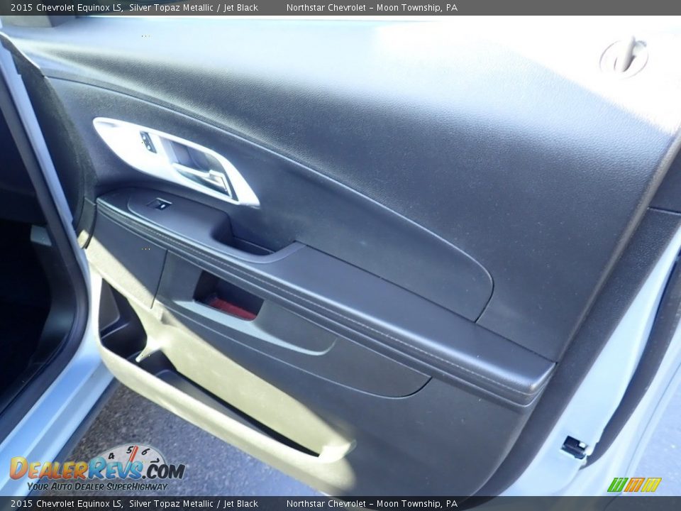 2015 Chevrolet Equinox LS Silver Topaz Metallic / Jet Black Photo #17