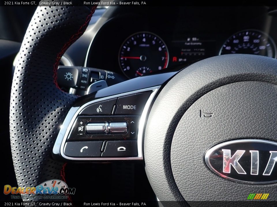 2021 Kia Forte GT Gravity Gray / Black Photo #20