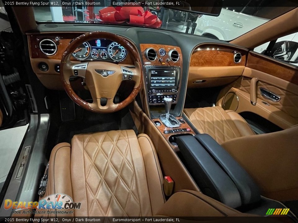 Dark Bourbon Interior - 2015 Bentley Flying Spur W12 Photo #10