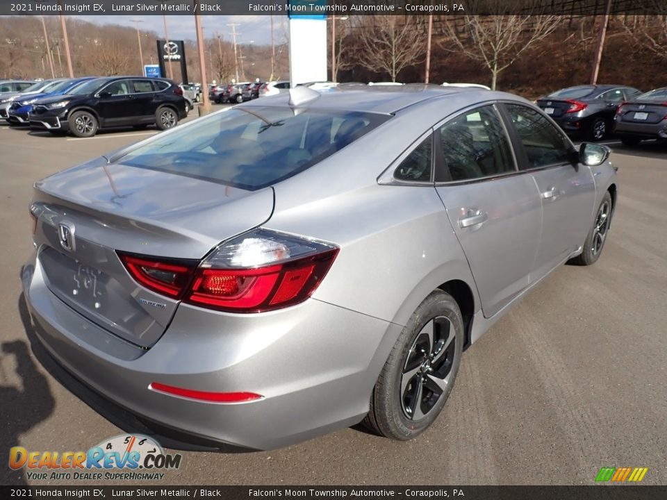 2021 Honda Insight EX Lunar Silver Metallic / Black Photo #5