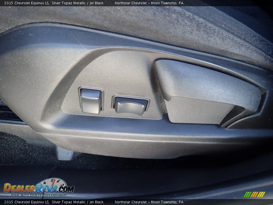 2015 Chevrolet Equinox LS Silver Topaz Metallic / Jet Black Photo #25