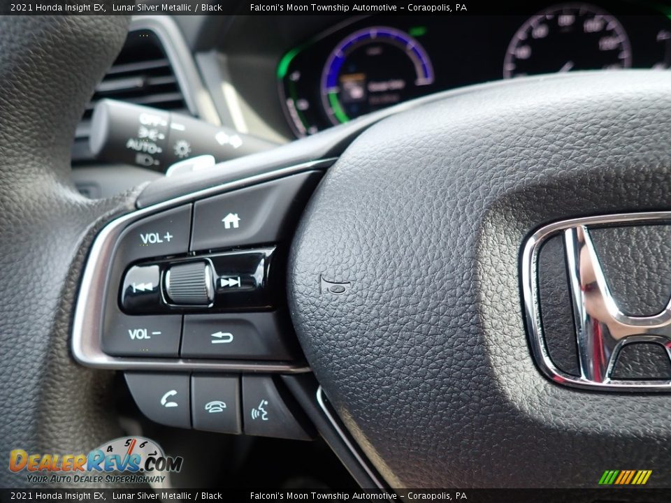 2021 Honda Insight EX Lunar Silver Metallic / Black Photo #15