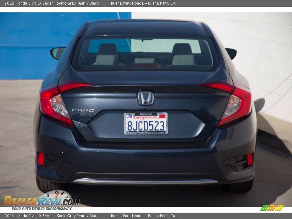 2019 Honda Civic LX Sedan Sonic Gray Pearl / Black Photo #11