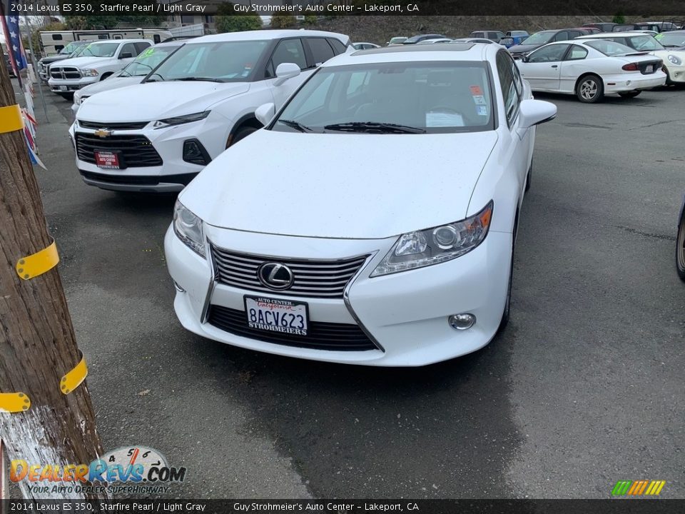 2014 Lexus ES 350 Starfire Pearl / Light Gray Photo #1