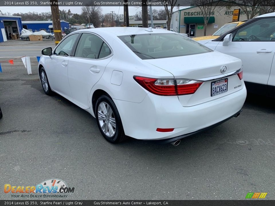 2014 Lexus ES 350 Starfire Pearl / Light Gray Photo #4