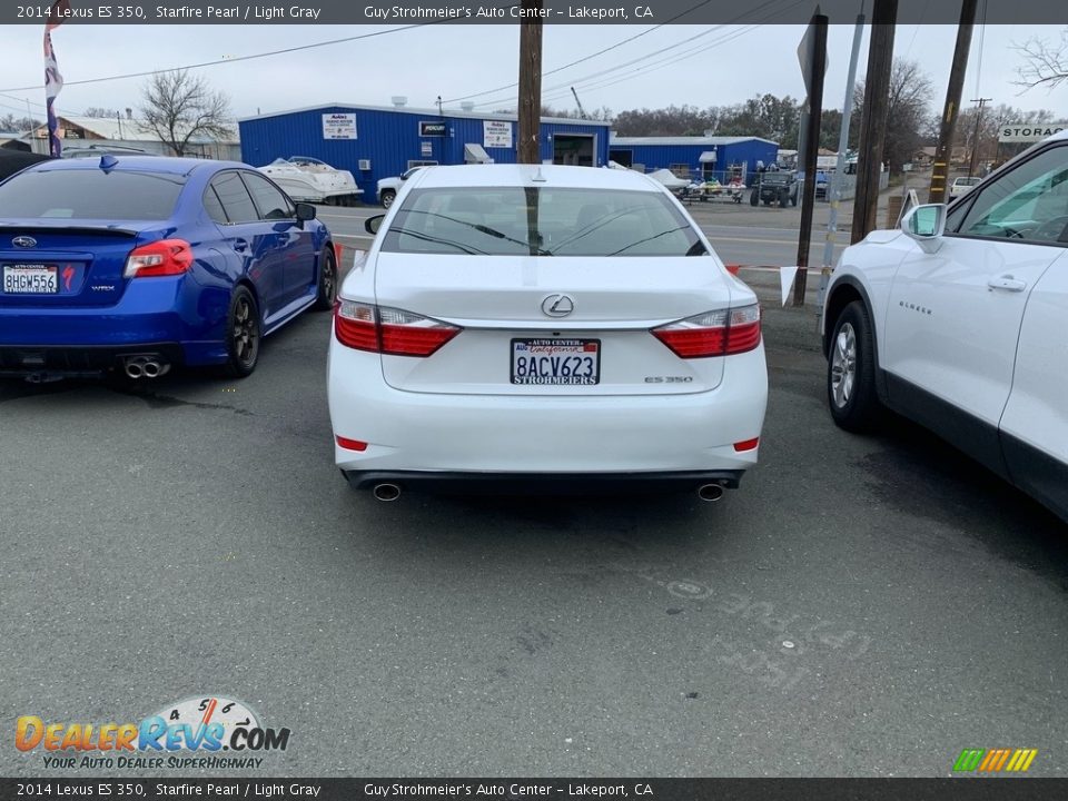 2014 Lexus ES 350 Starfire Pearl / Light Gray Photo #5