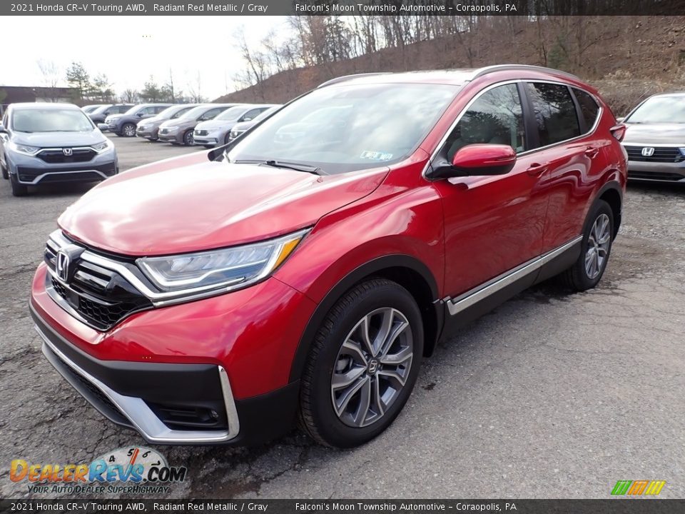 Front 3/4 View of 2021 Honda CR-V Touring AWD Photo #1