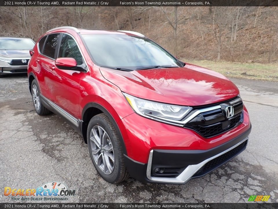 Radiant Red Metallic 2021 Honda CR-V Touring AWD Photo #2