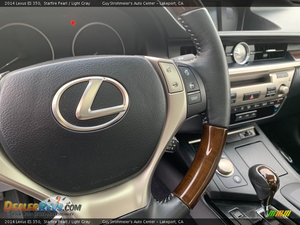 2014 Lexus ES 350 Starfire Pearl / Light Gray Photo #13