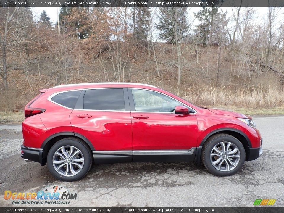 Radiant Red Metallic 2021 Honda CR-V Touring AWD Photo #3