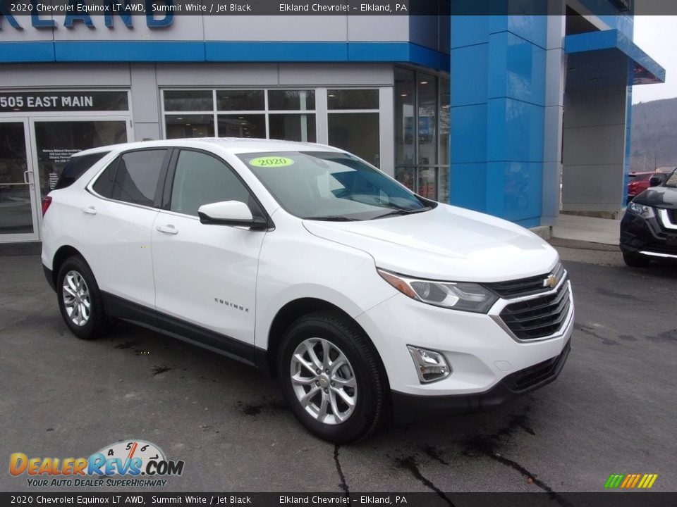 2020 Chevrolet Equinox LT AWD Summit White / Jet Black Photo #3