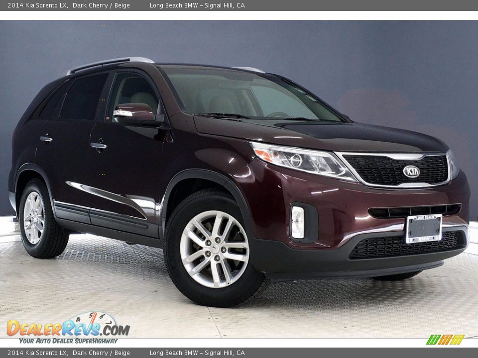 2014 Kia Sorento LX Dark Cherry / Beige Photo #1