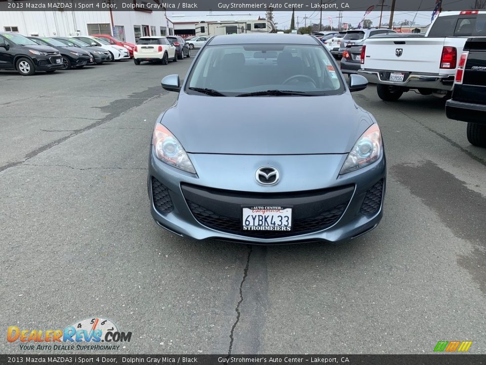 2013 Mazda MAZDA3 i Sport 4 Door Dolphin Gray Mica / Black Photo #5