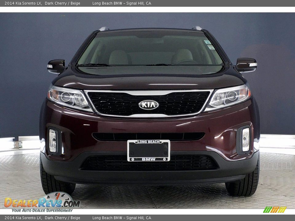 2014 Kia Sorento LX Dark Cherry / Beige Photo #2