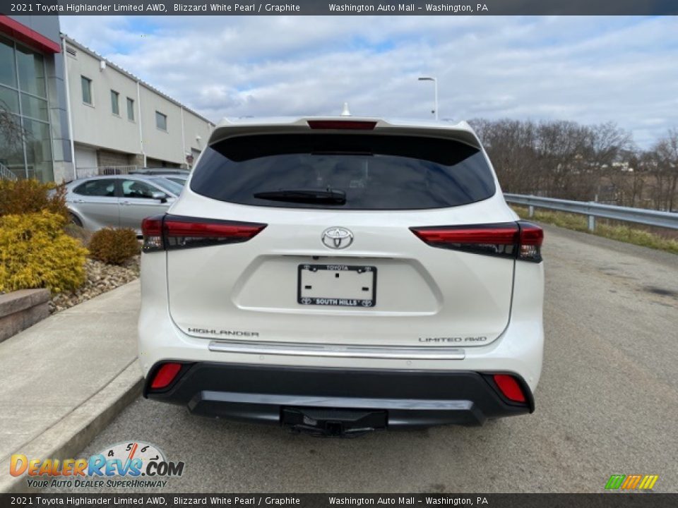 2021 Toyota Highlander Limited AWD Blizzard White Pearl / Graphite Photo #15