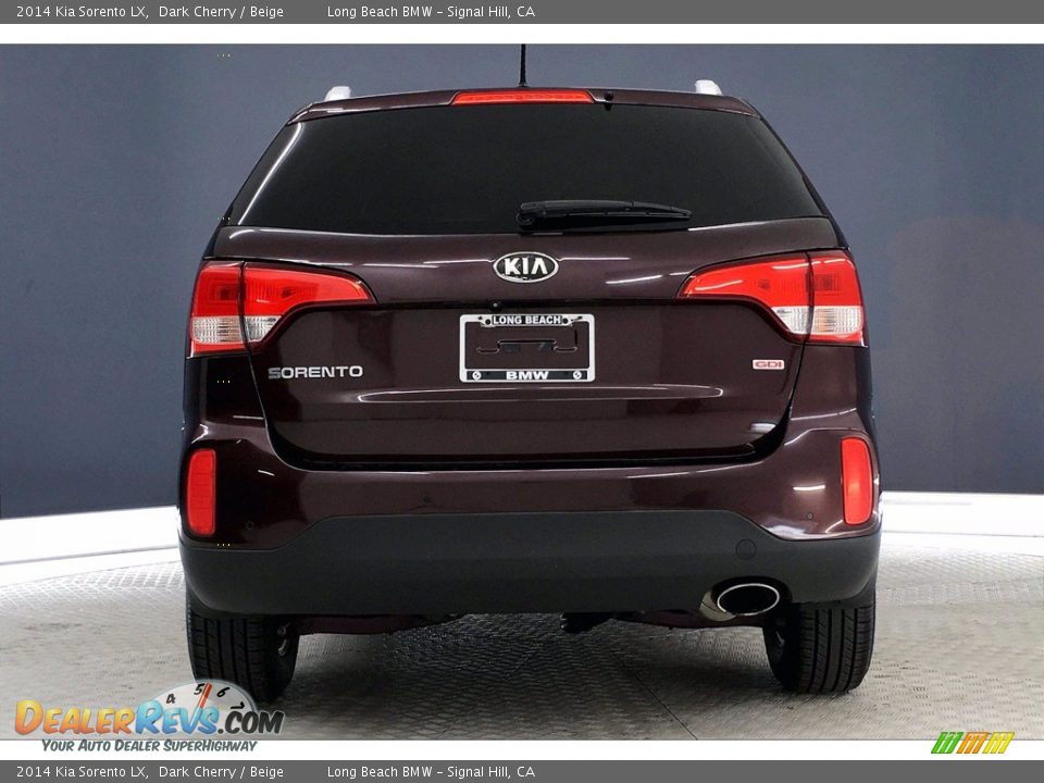 2014 Kia Sorento LX Dark Cherry / Beige Photo #3