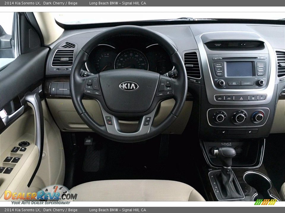 2014 Kia Sorento LX Dark Cherry / Beige Photo #4