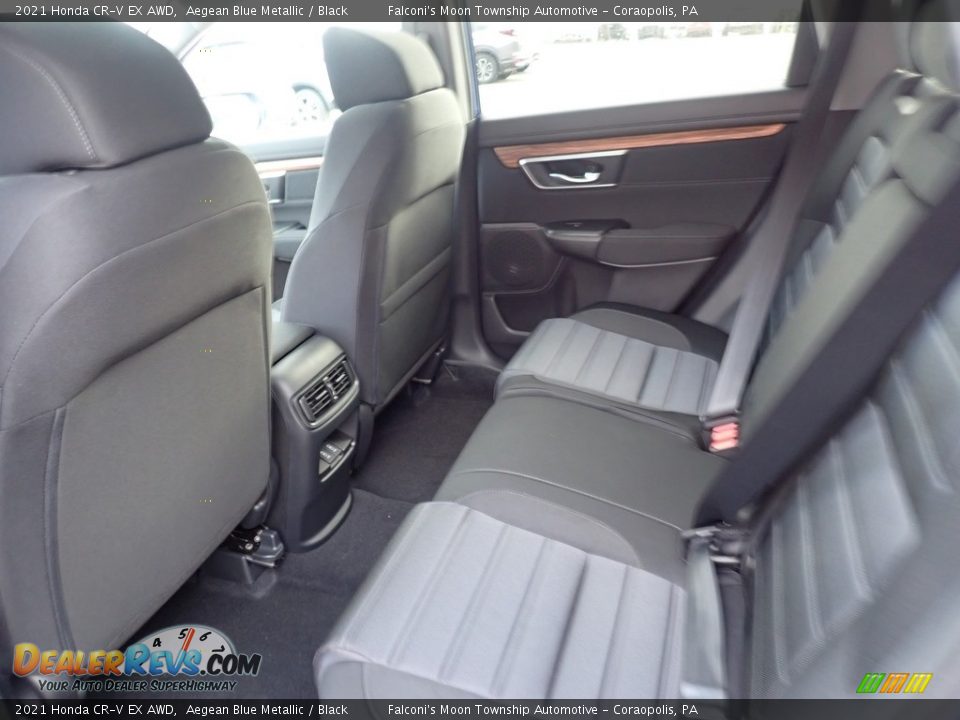 2021 Honda CR-V EX AWD Aegean Blue Metallic / Black Photo #10