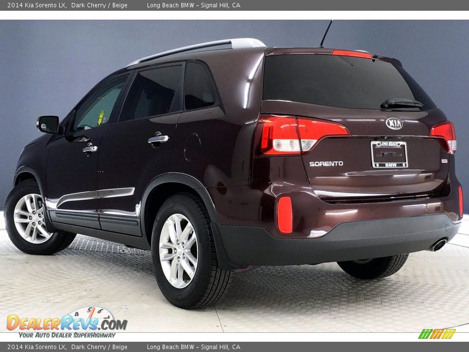 2014 Kia Sorento LX Dark Cherry / Beige Photo #10