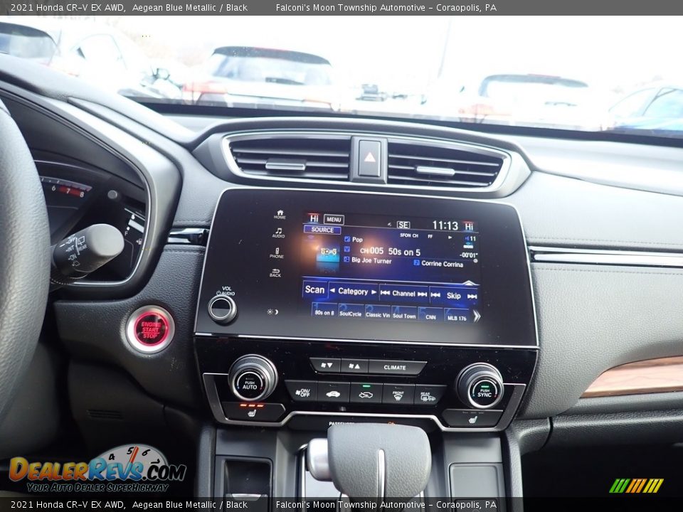 2021 Honda CR-V EX AWD Aegean Blue Metallic / Black Photo #15