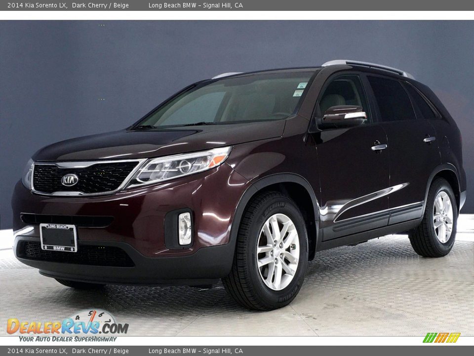 2014 Kia Sorento LX Dark Cherry / Beige Photo #12