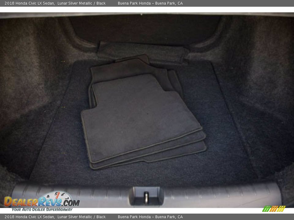 2018 Honda Civic LX Sedan Lunar Silver Metallic / Black Photo #21