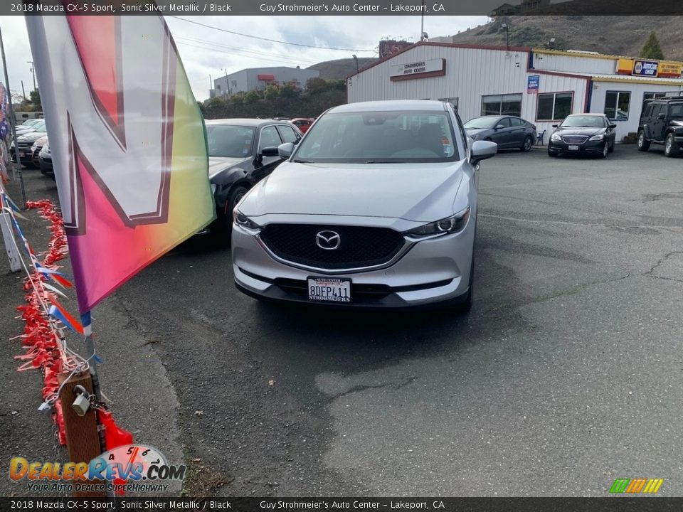 2018 Mazda CX-5 Sport Sonic Silver Metallic / Black Photo #1