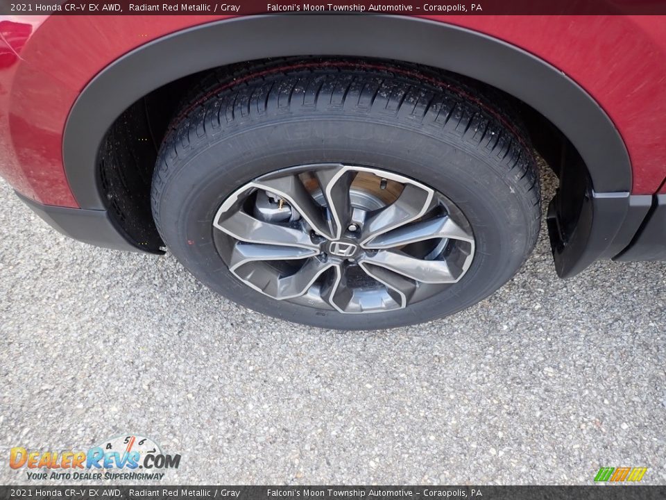 2021 Honda CR-V EX AWD Radiant Red Metallic / Gray Photo #2