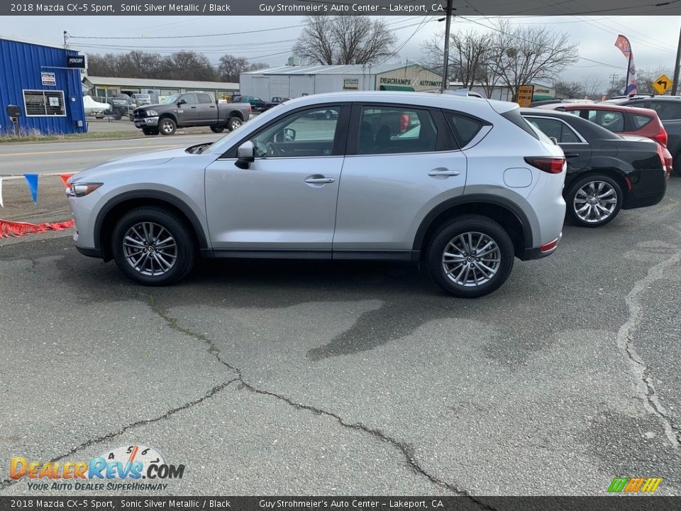 2018 Mazda CX-5 Sport Sonic Silver Metallic / Black Photo #3