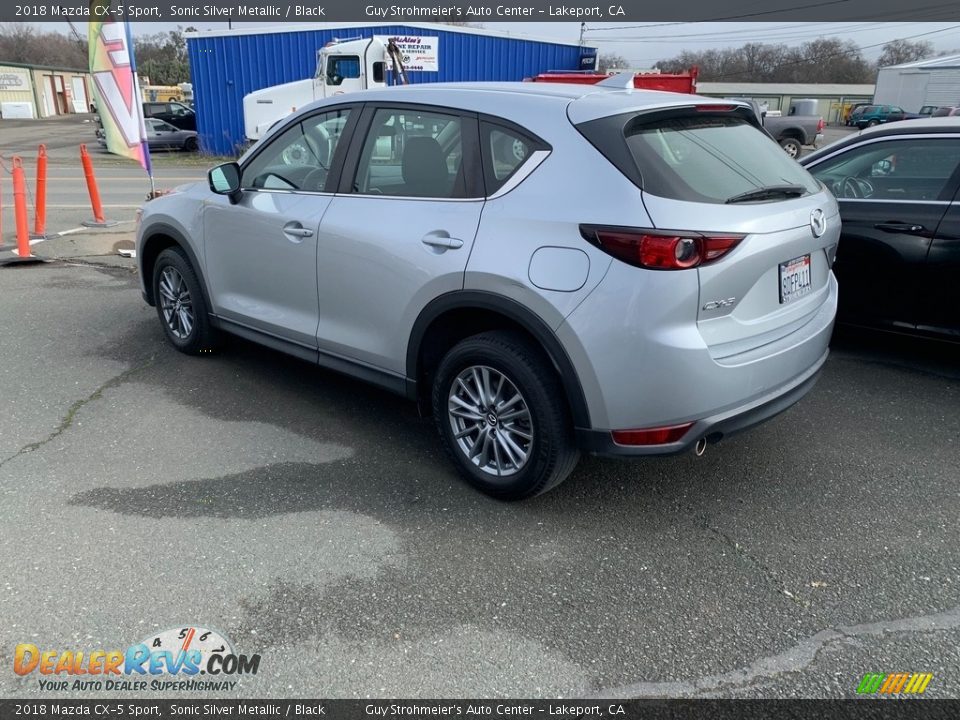 2018 Mazda CX-5 Sport Sonic Silver Metallic / Black Photo #4