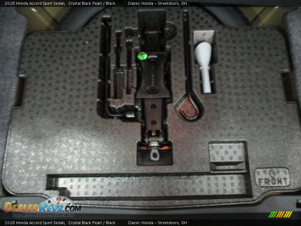 2018 Honda Accord Sport Sedan Crystal Black Pearl / Black Photo #15