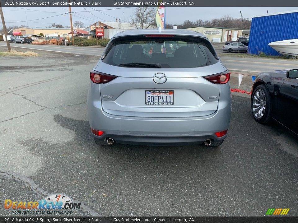 2018 Mazda CX-5 Sport Sonic Silver Metallic / Black Photo #5