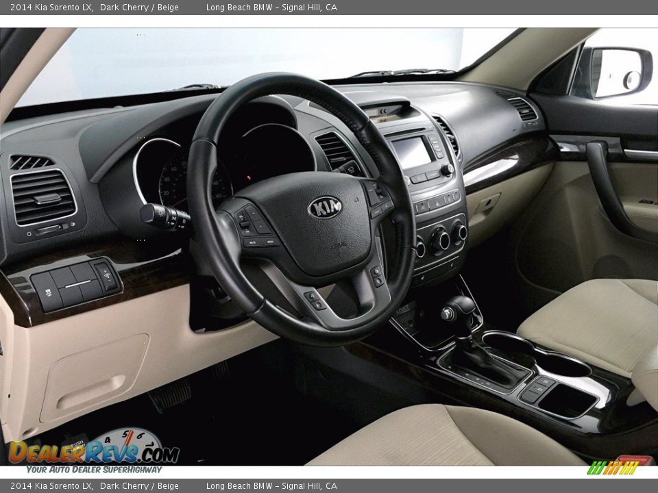 2014 Kia Sorento LX Dark Cherry / Beige Photo #21