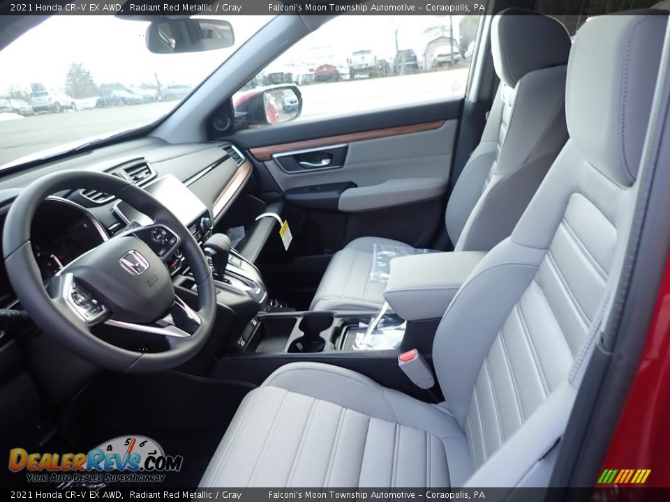 2021 Honda CR-V EX AWD Radiant Red Metallic / Gray Photo #9