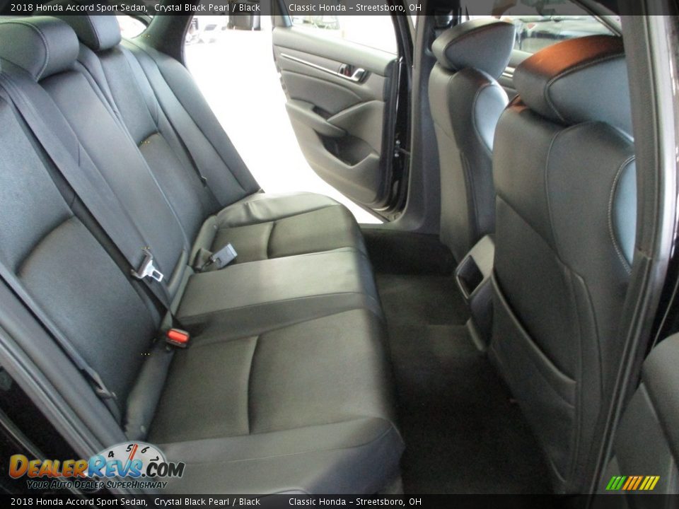 2018 Honda Accord Sport Sedan Crystal Black Pearl / Black Photo #21