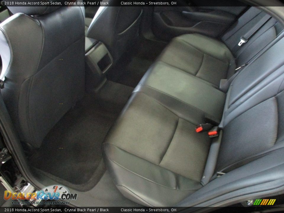 2018 Honda Accord Sport Sedan Crystal Black Pearl / Black Photo #23