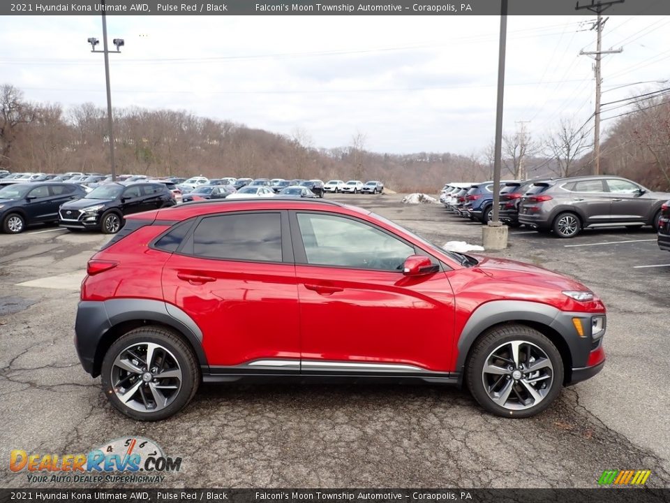 Pulse Red 2021 Hyundai Kona Ultimate AWD Photo #1