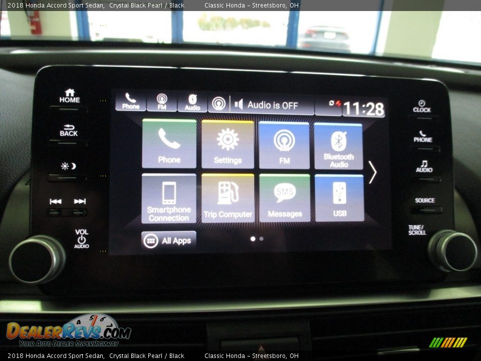 2018 Honda Accord Sport Sedan Crystal Black Pearl / Black Photo #32