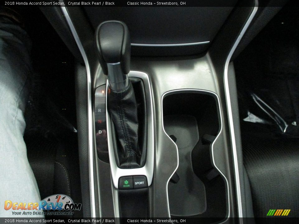 2018 Honda Accord Sport Sedan Crystal Black Pearl / Black Photo #34