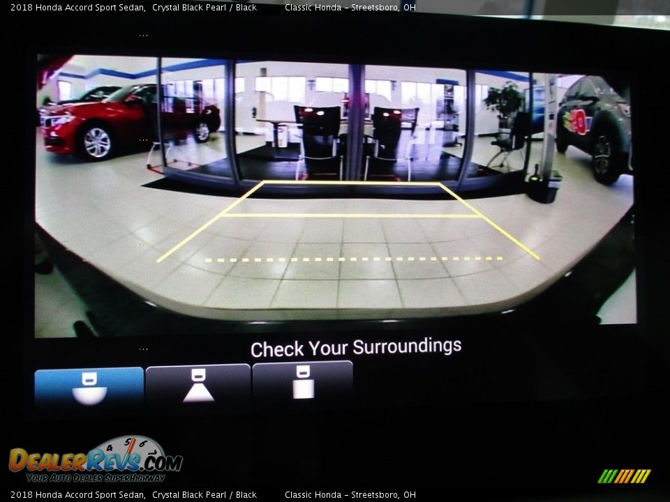 2018 Honda Accord Sport Sedan Crystal Black Pearl / Black Photo #35