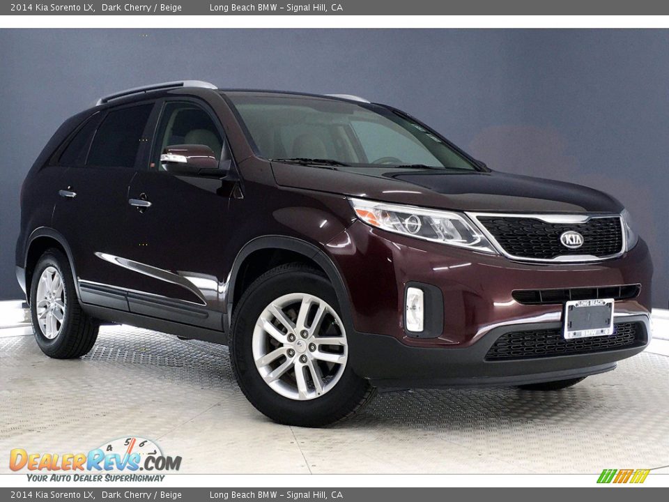 2014 Kia Sorento LX Dark Cherry / Beige Photo #36