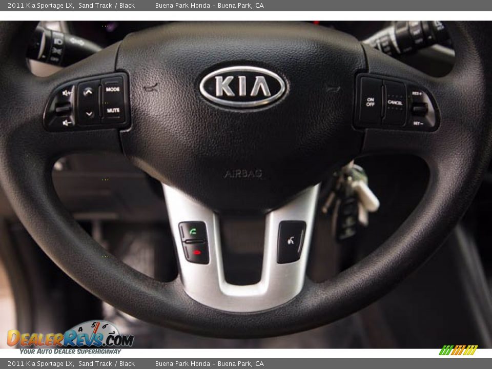 2011 Kia Sportage LX Sand Track / Black Photo #15