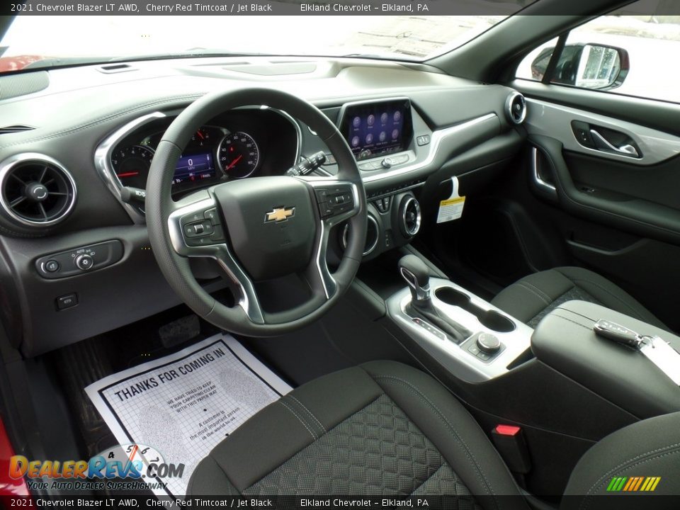 Jet Black Interior - 2021 Chevrolet Blazer LT AWD Photo #17