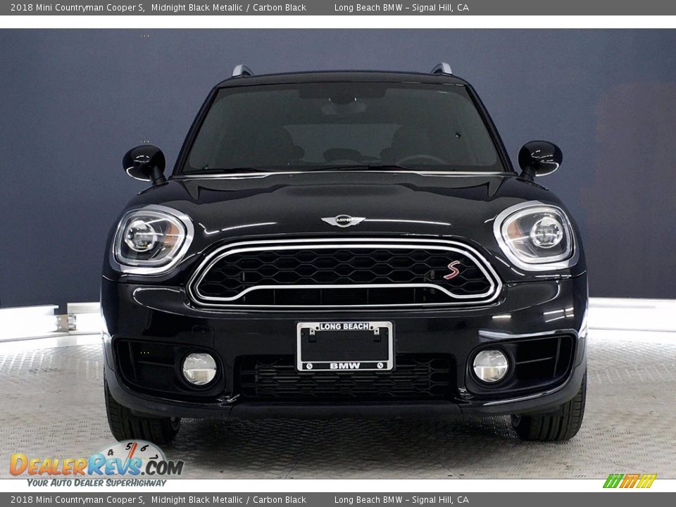 2018 Mini Countryman Cooper S Midnight Black Metallic / Carbon Black Photo #2