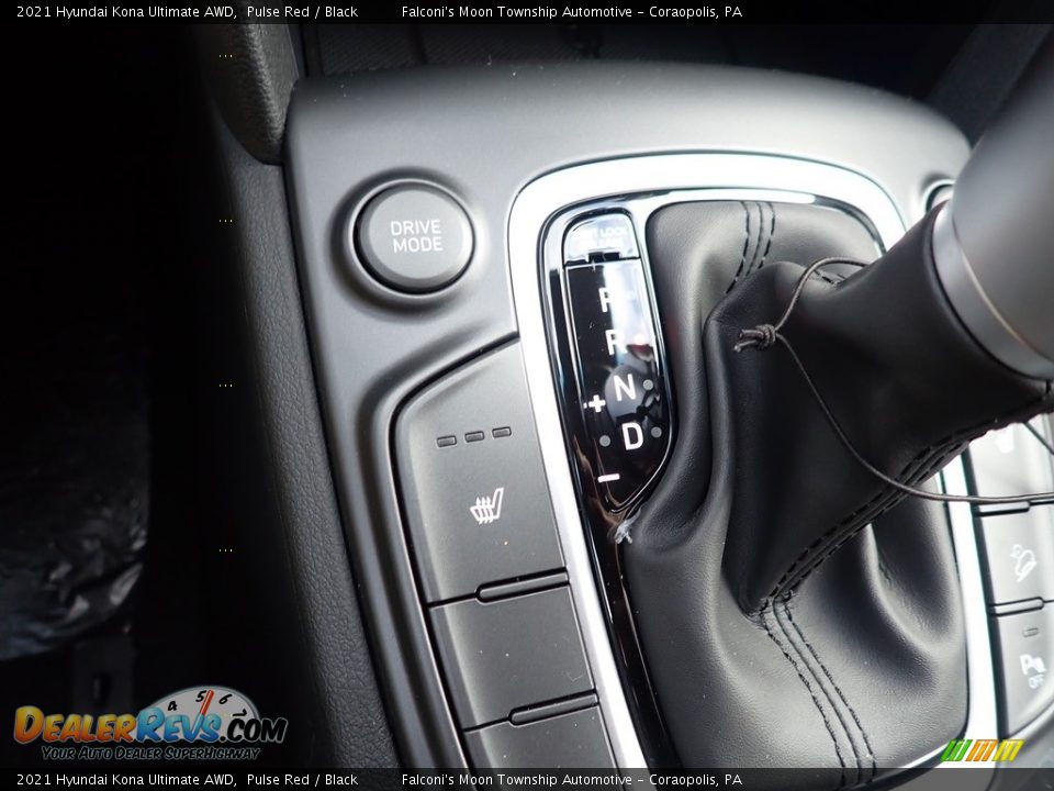2021 Hyundai Kona Ultimate AWD Pulse Red / Black Photo #15